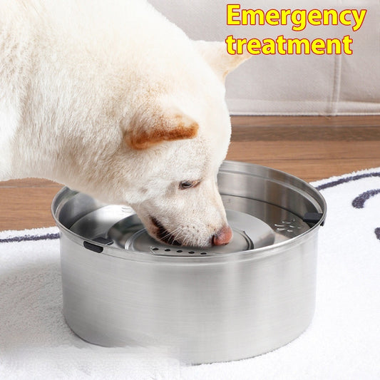 Dogs And Cats Supplies Drinking Water Large Capacity Bowl