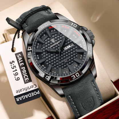 POEDAGAR Montre Homme Luxe