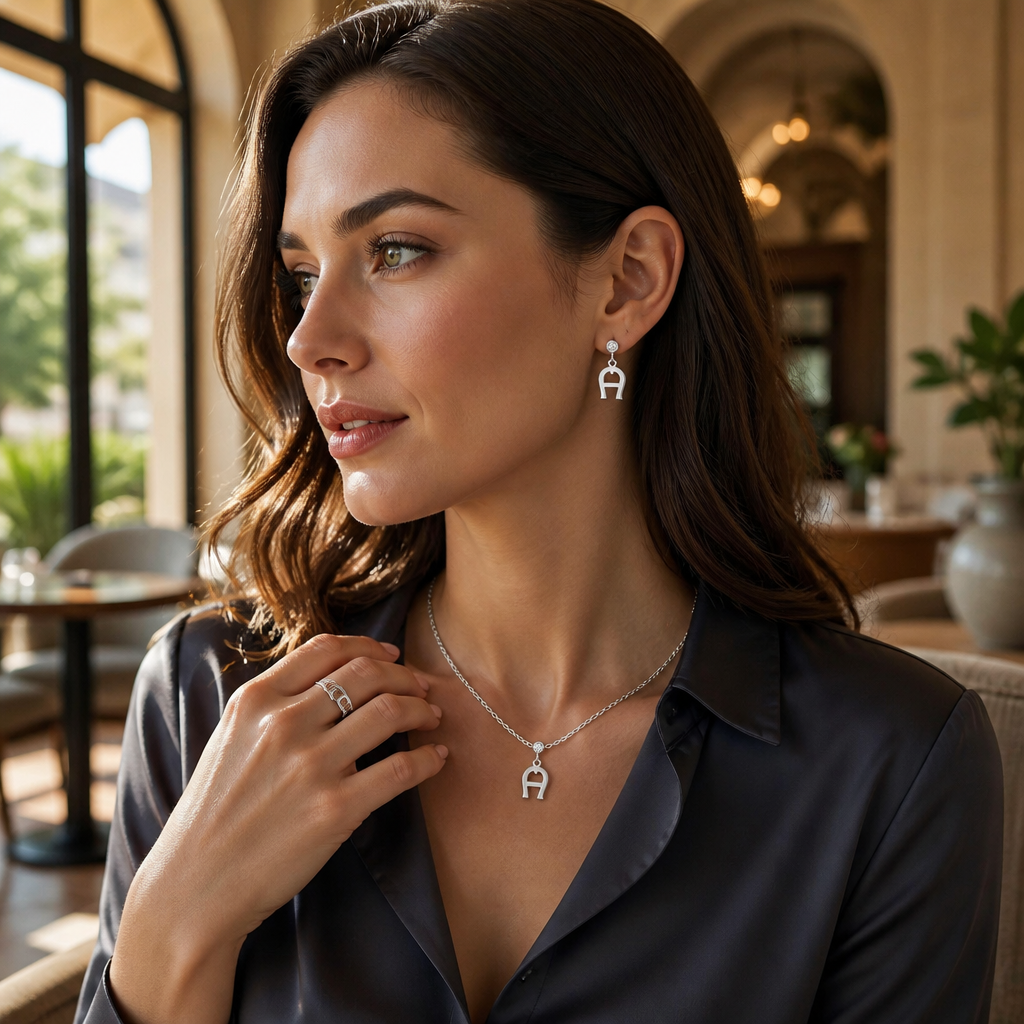 Aigner A Logo Jewelry Set