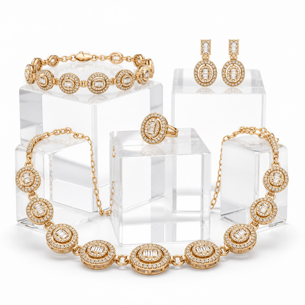 Gold Multi-Stone Set