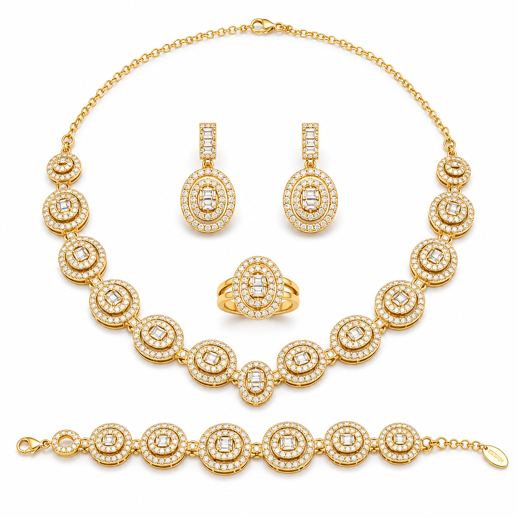Gold Multi-Stone Set