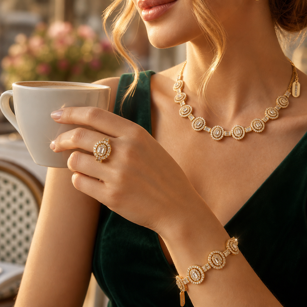Gold Multi-Stone Set