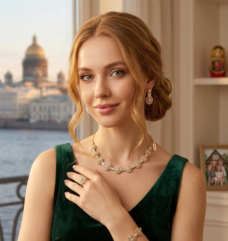Gold Multi-Stone Set