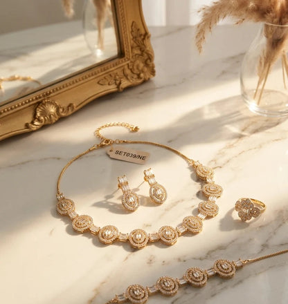 Gold Multi-Stone Set