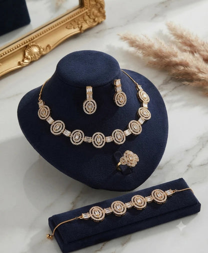Gold Multi-Stone Set